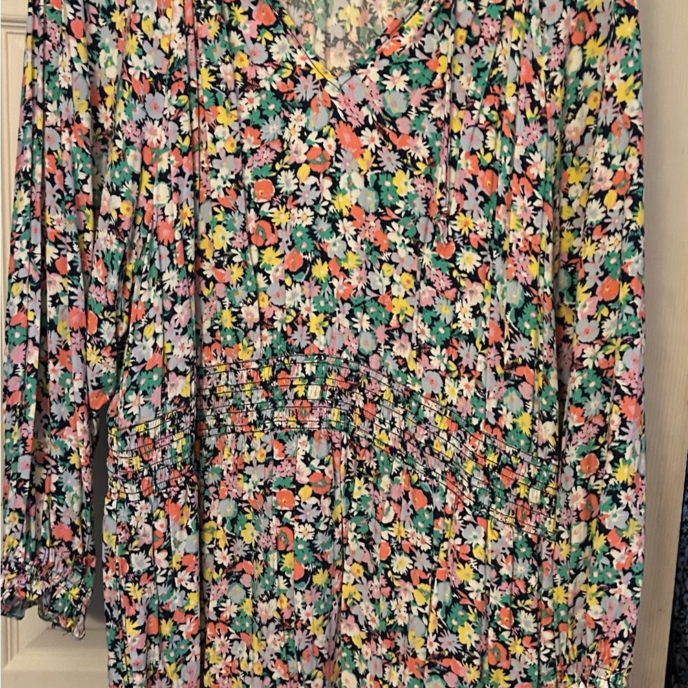 Floral Long Sleeve Dress
